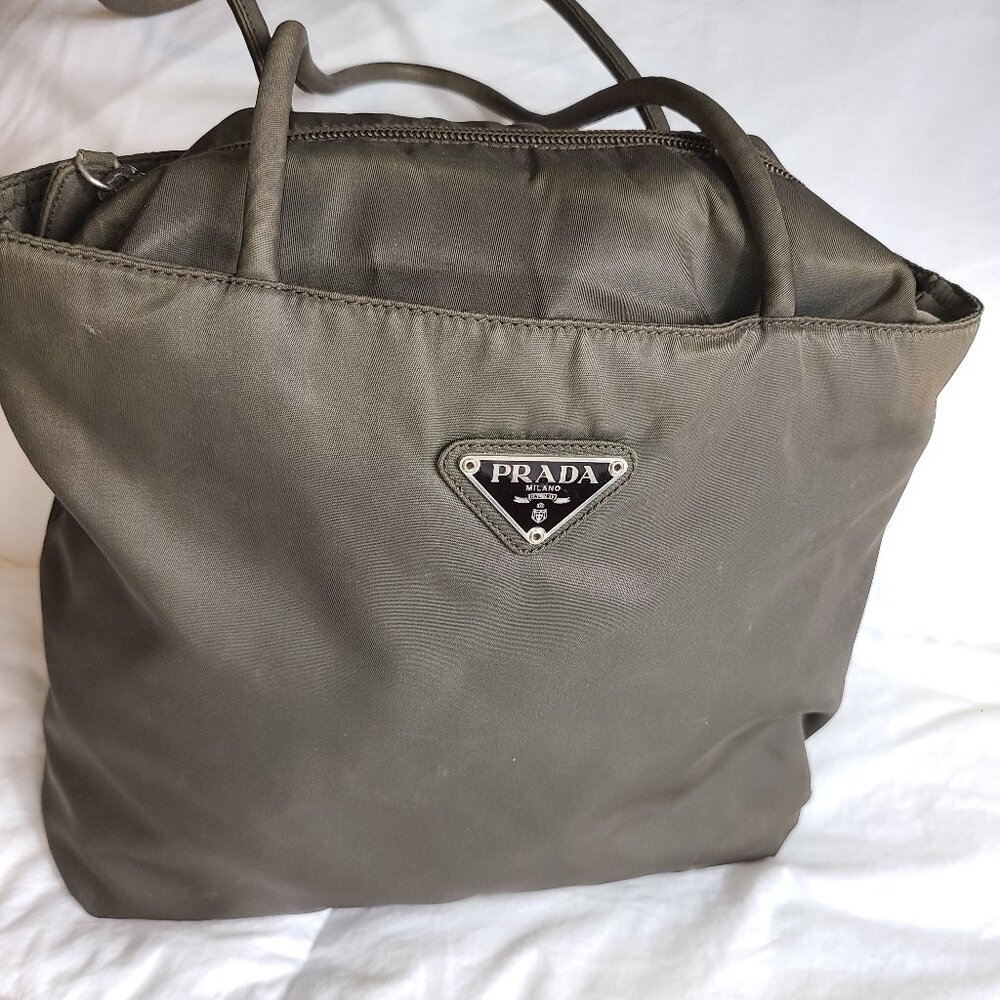 Prada Tessuto Nylon Militare Tote
